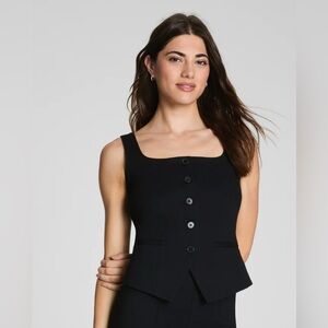 SPANX Elegant Black Sleeveless Vest